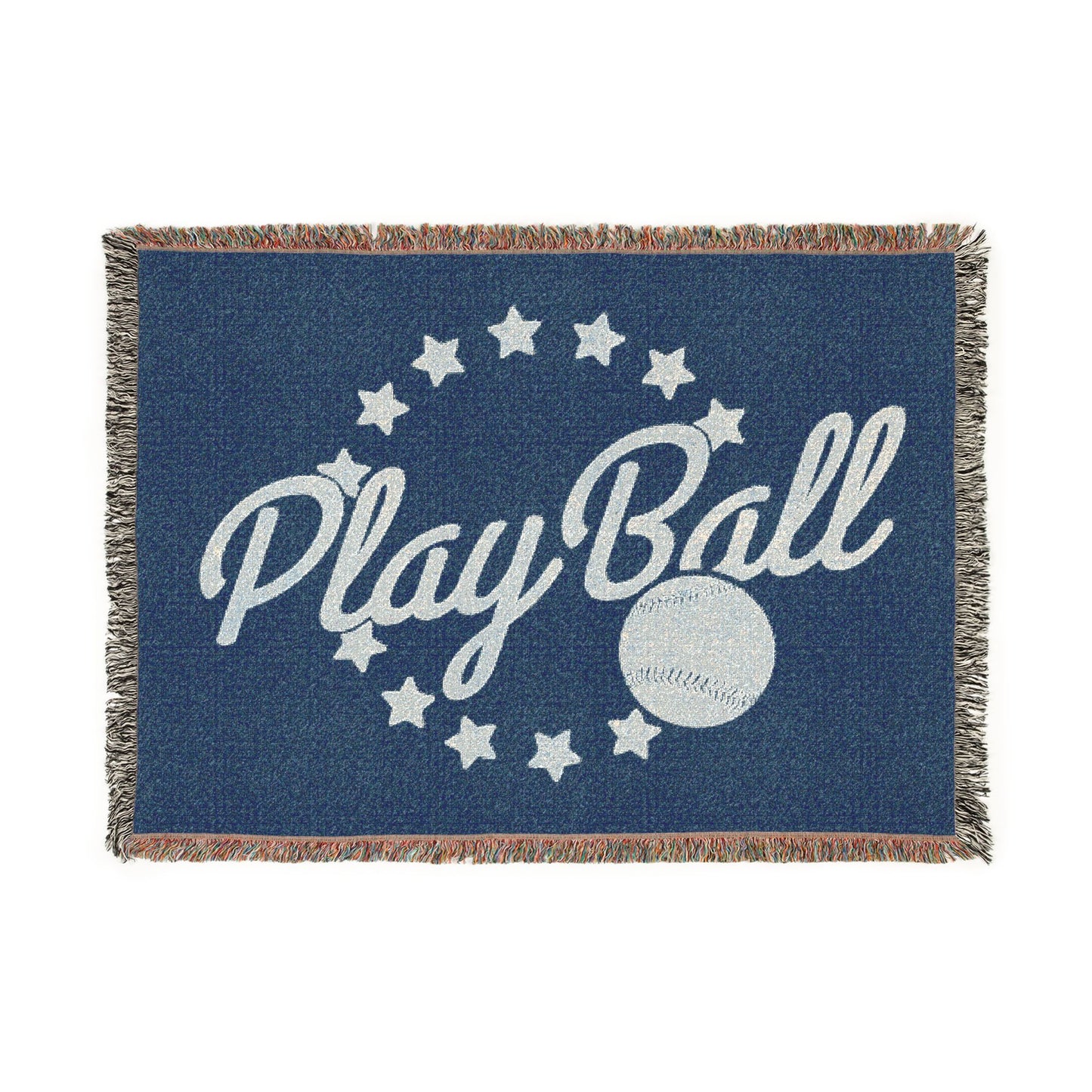 All Star Vintage Baseball Throw Blanket