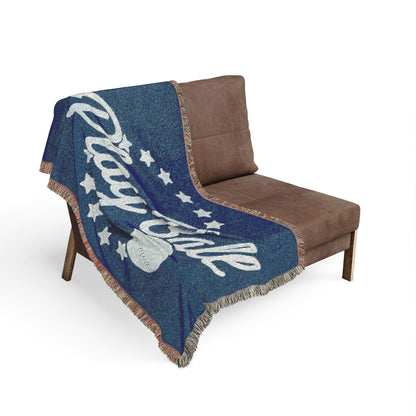 All Star Vintage Baseball Throw Blanket