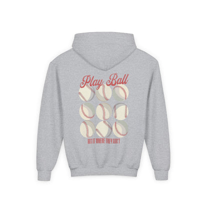 Hit It Where They Ain't Hoodie - Youth