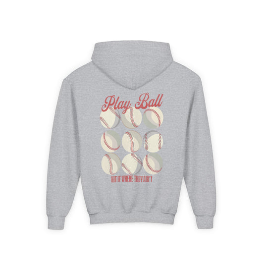 Hit It Where They Ain't Hoodie - Youth